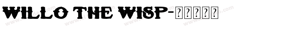 Willo the Wisp字体转换